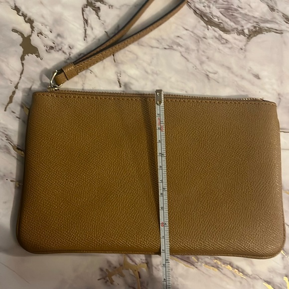 NWT Tan Coach Wristlet, large enough for my iPhone 8”x5” - Picture 4 of 4